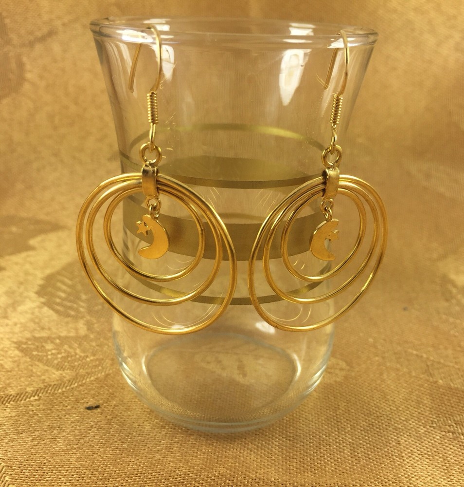 Handcrafted Gold Plated Earrings