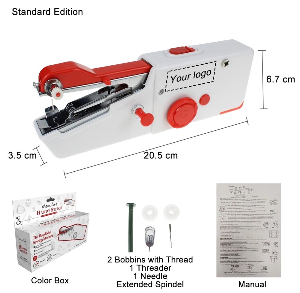 Handheld Sewing Machine Cordless Portable Mini Stitching Sewing Machine Hand.