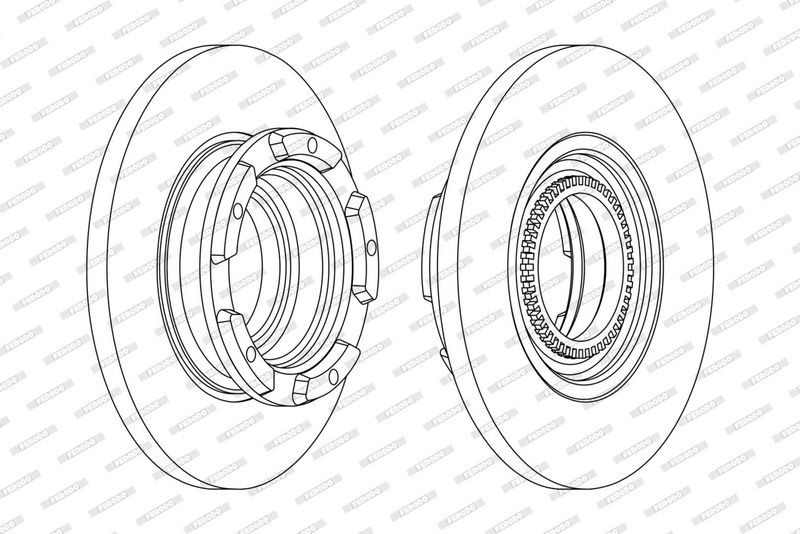 Brake Disc FERODO DDF2472