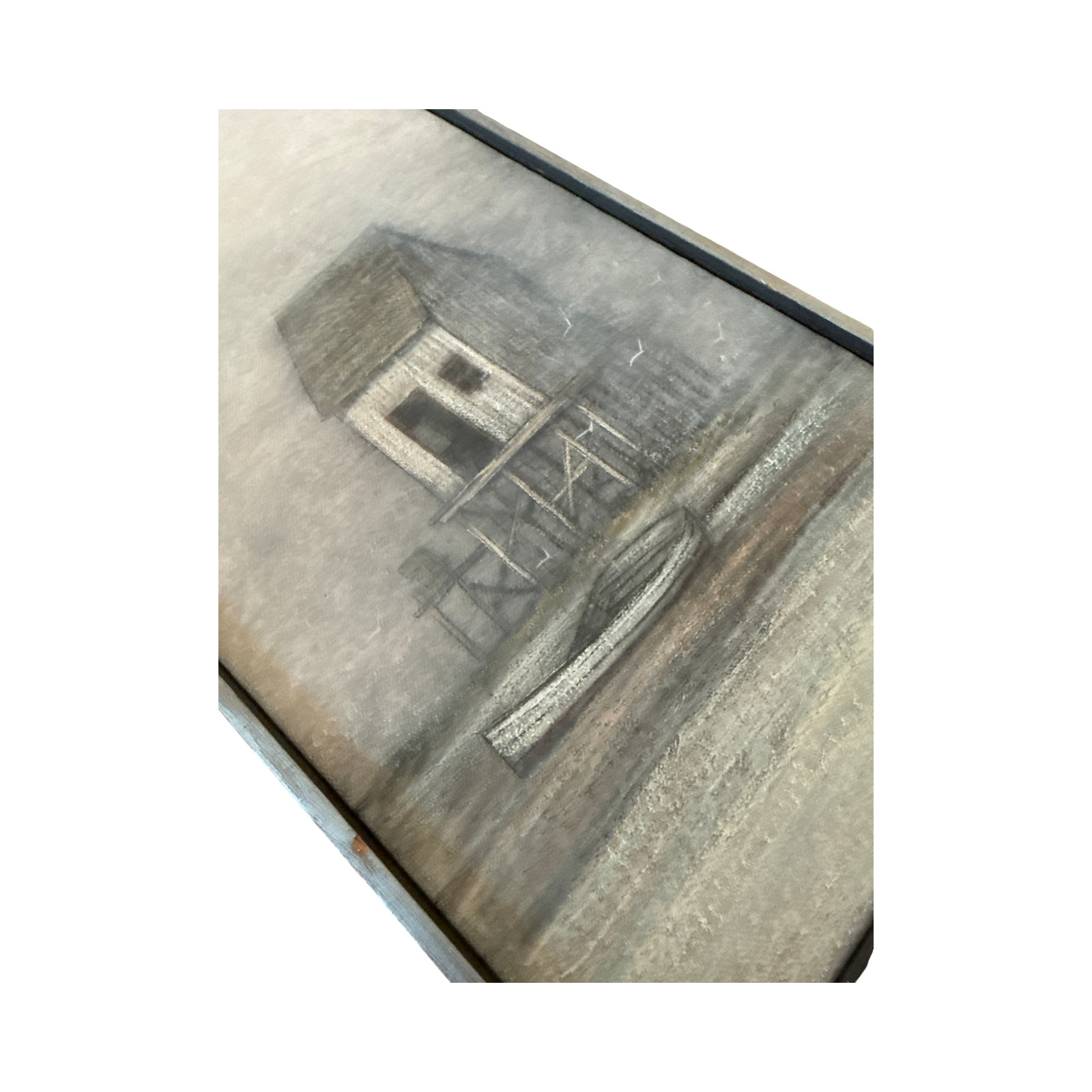 Henry Parker Original Oil Painting - Misty Morning Series - Signed 1975