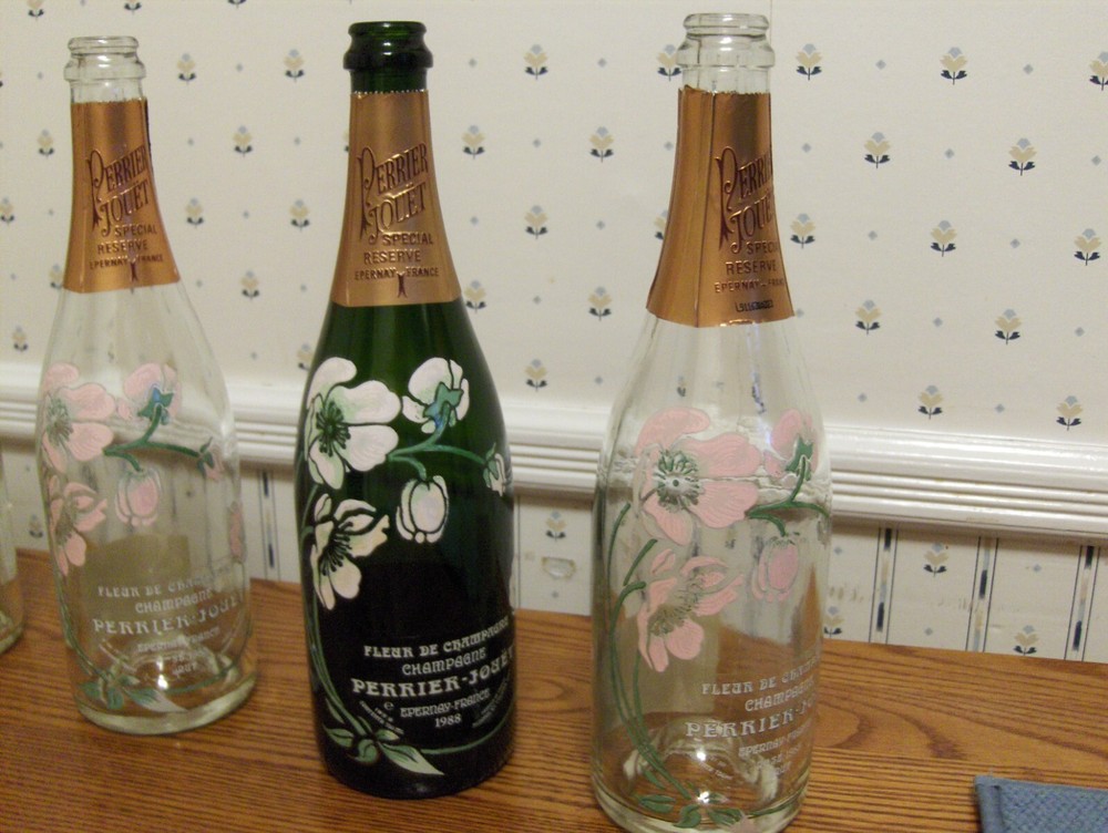 PERRIER JOUET CHAMPAGNE BOTTLES