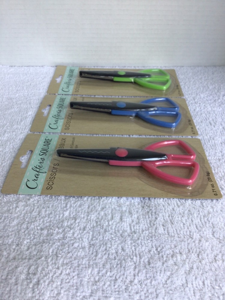 Crafter's Square Sawtooth Shape Scissors Lot