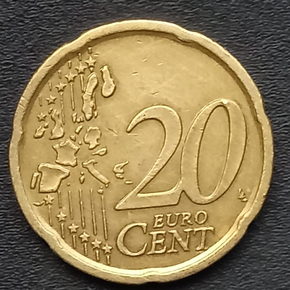 20 cent euro 2001 spain error minting