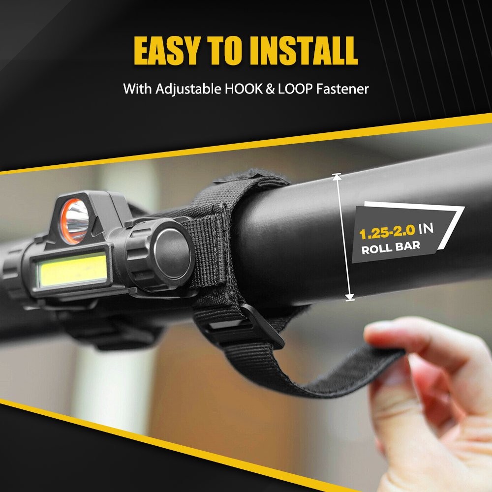 UTV Dome Light Roll Bar LED Light Mount Interior Light For UTV ATV Polaris