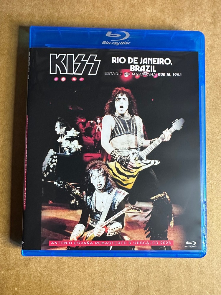 KISS - Live in Rio 1983 Blu-ray Remastered Edition Gene Paul Vinnie Vincent