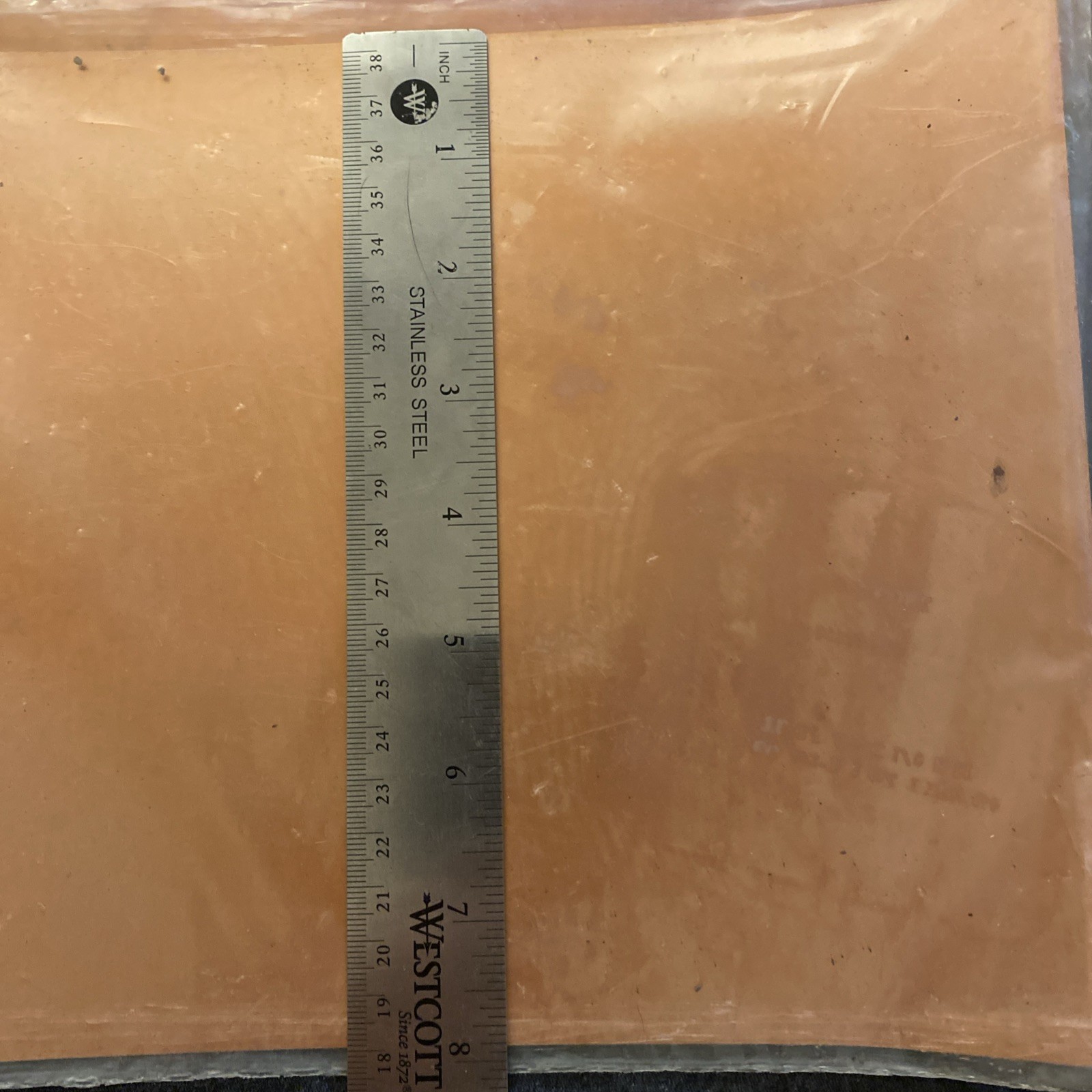 Vintage Copper Metal Sheets Crafts 3 Pieces