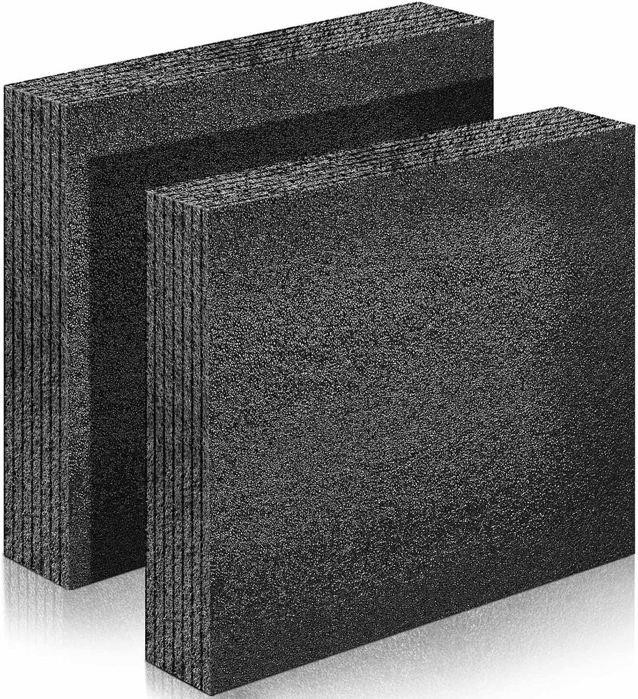 2 Pcs Customizable Polyethylene Foam Packing Inserts for Cases Thick Polyethy...