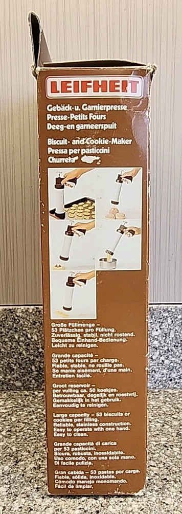 Leifheit Biscuit & Cookie Maker Press Complete