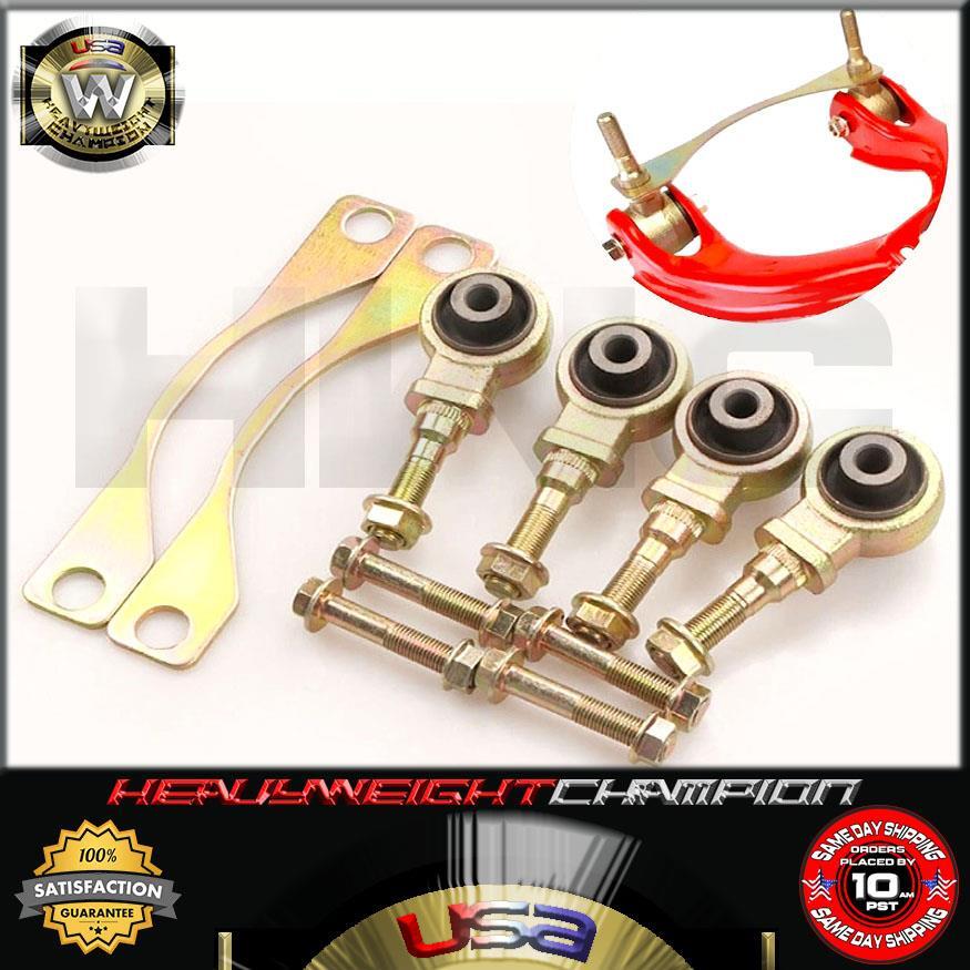 Front Camber Control Bushing Kit Upgrade/Replacement For EG EJ DC2 Civic Integra