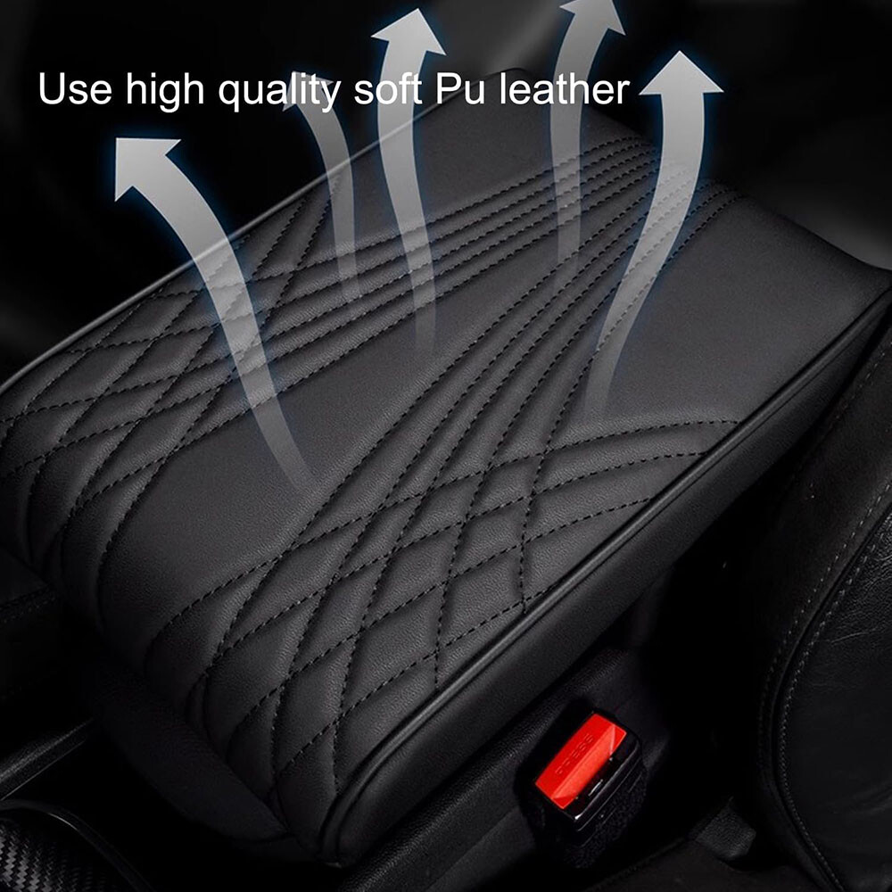 Car Armrest Cushion Cover Center Console Box Pad Protector Interior Accessories