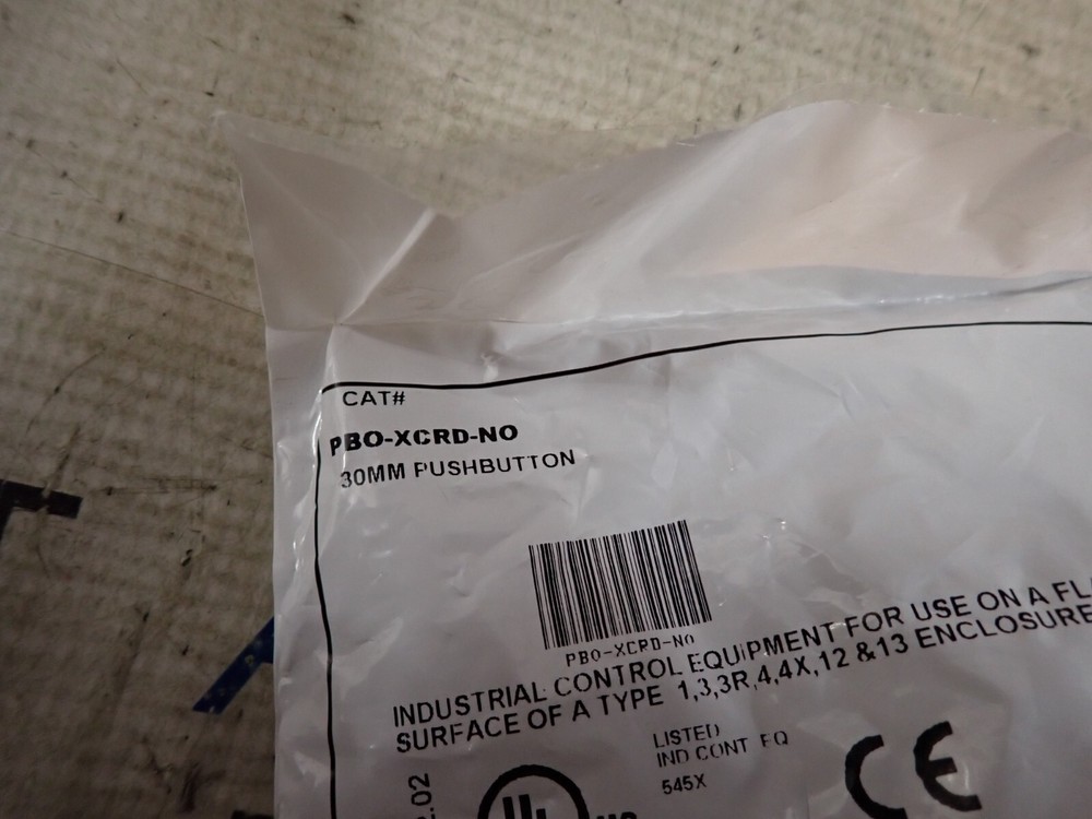 NEW C3Controls PBO-XCRD-NO Red 30MM Pushbutton
