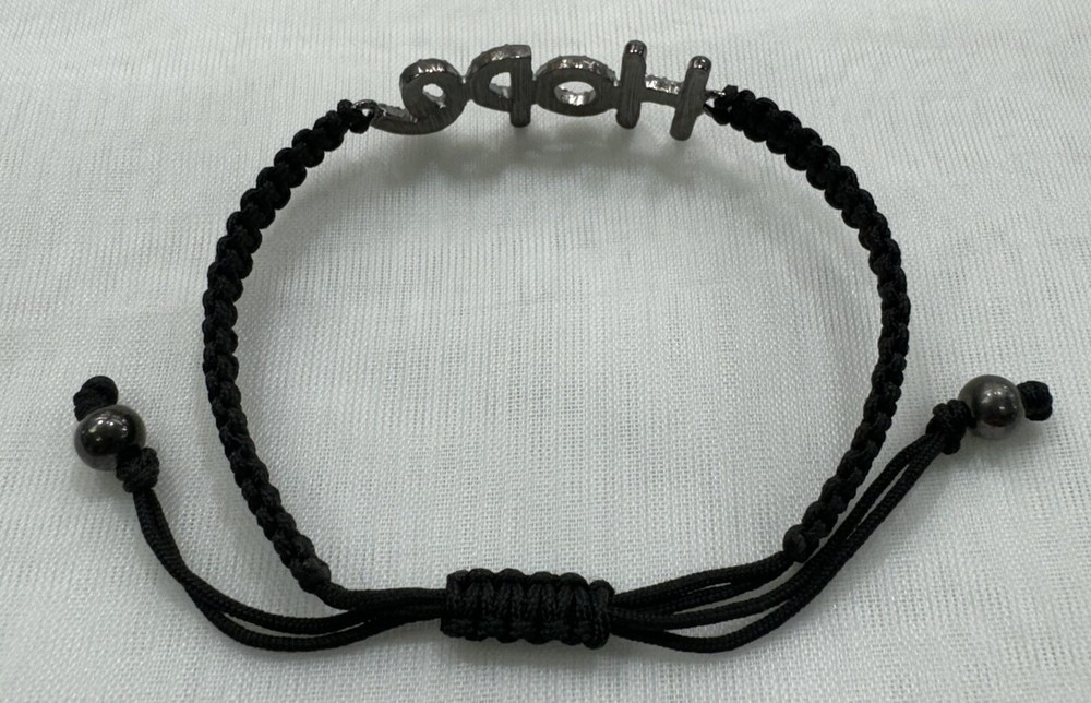 Handmade Unique 4”~8” Adjustable Hope Bracelet with Crystals
