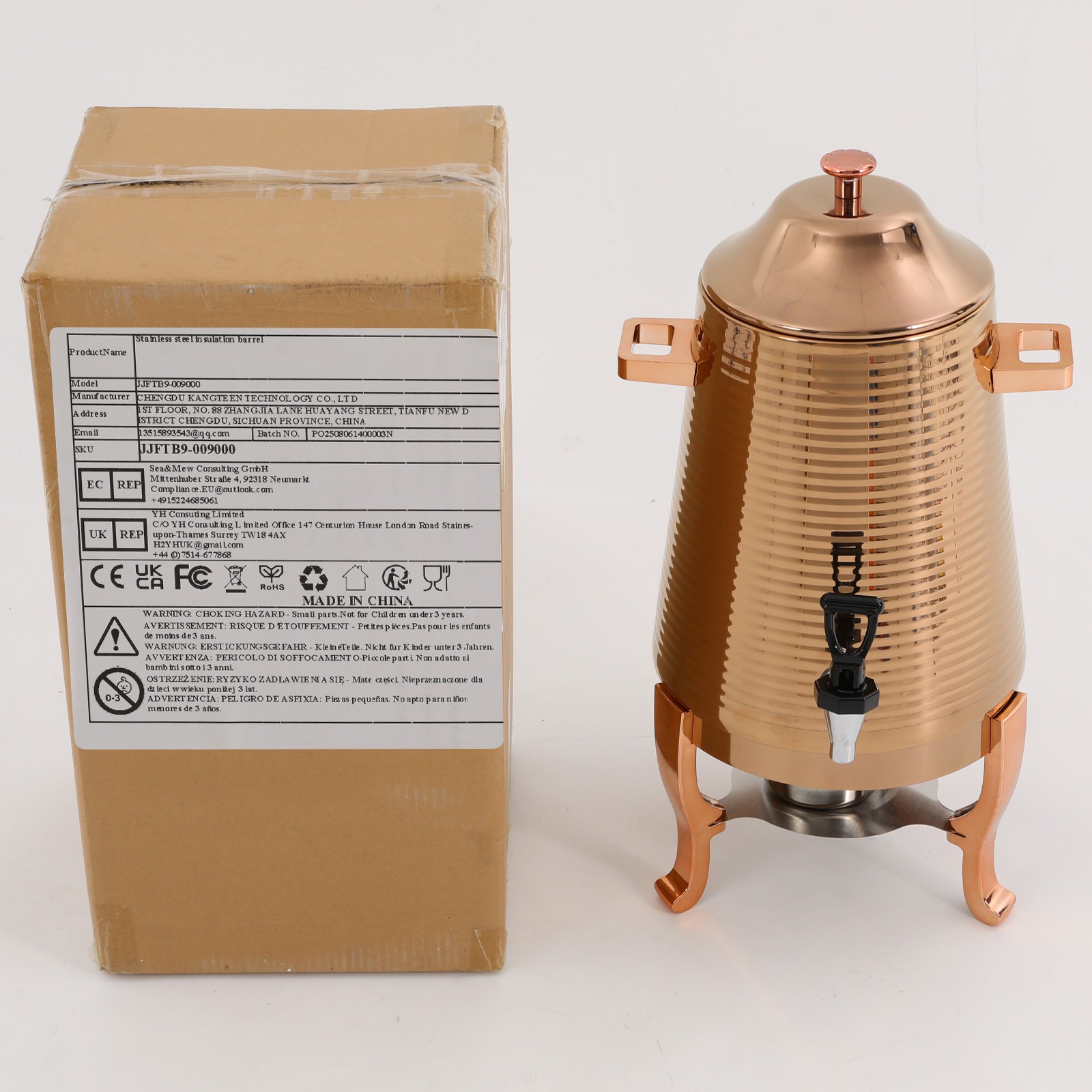 13L Hot Water Boiler Drinks Warmer Beverage Dispenser Electric keep Warming