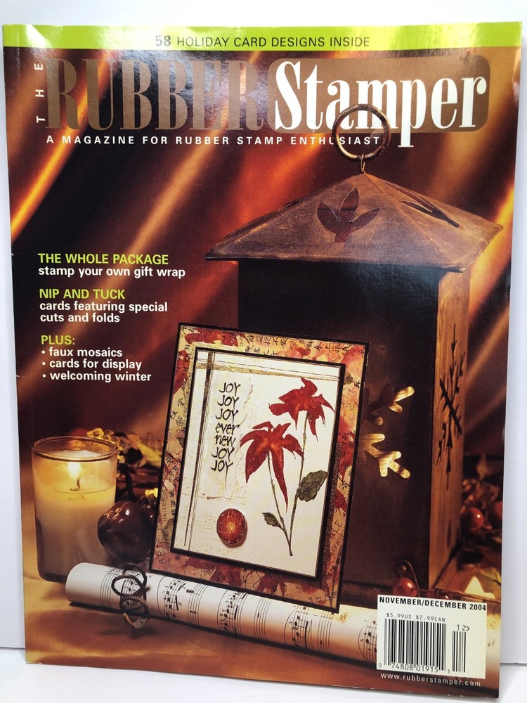 THE RUBBER STAMPER Magazine 2004 - Full Year - 8 Issues