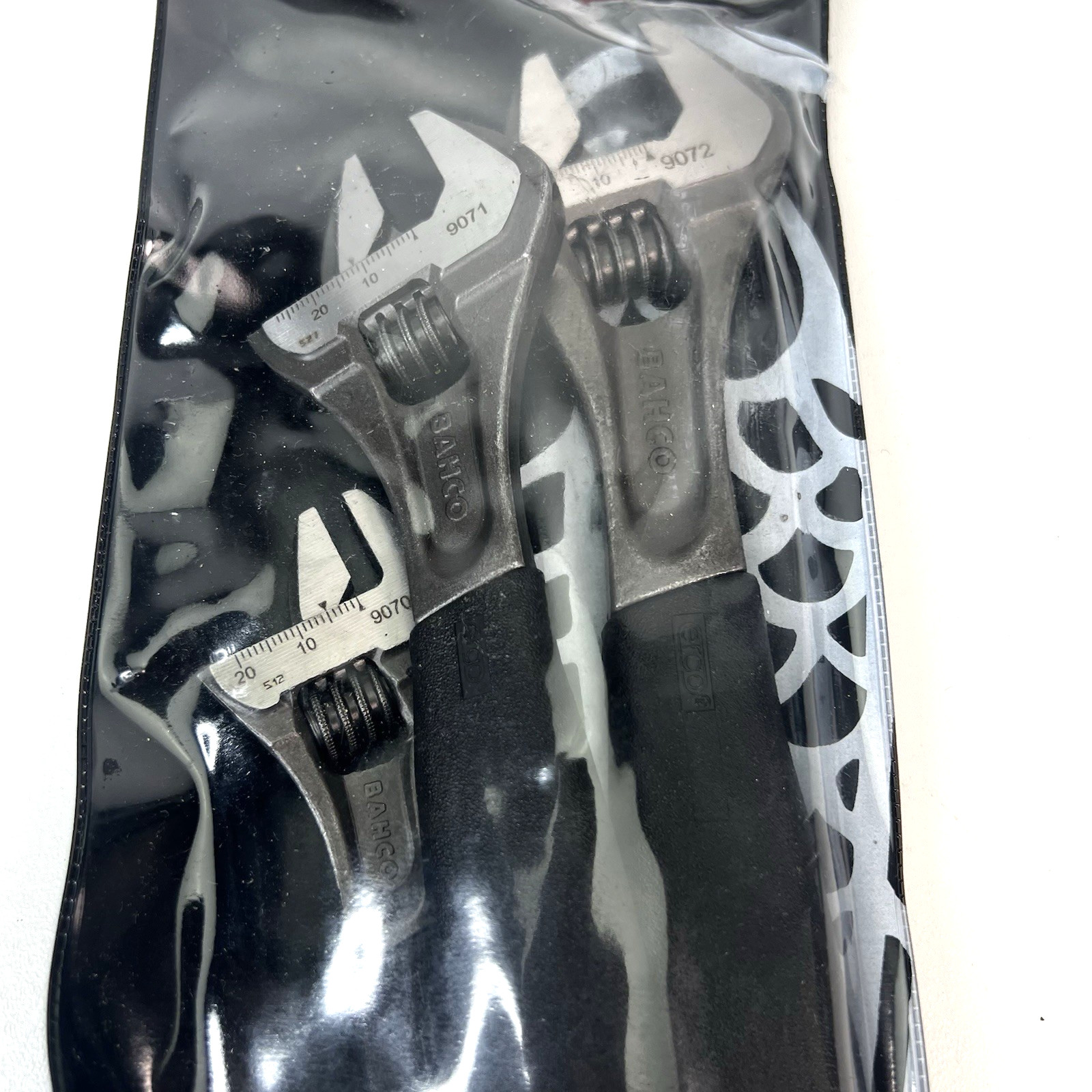 Bahco ADJUST3-90 Adjustable Wrench Set w/ Rubber Handle 6, 8, & 10in.