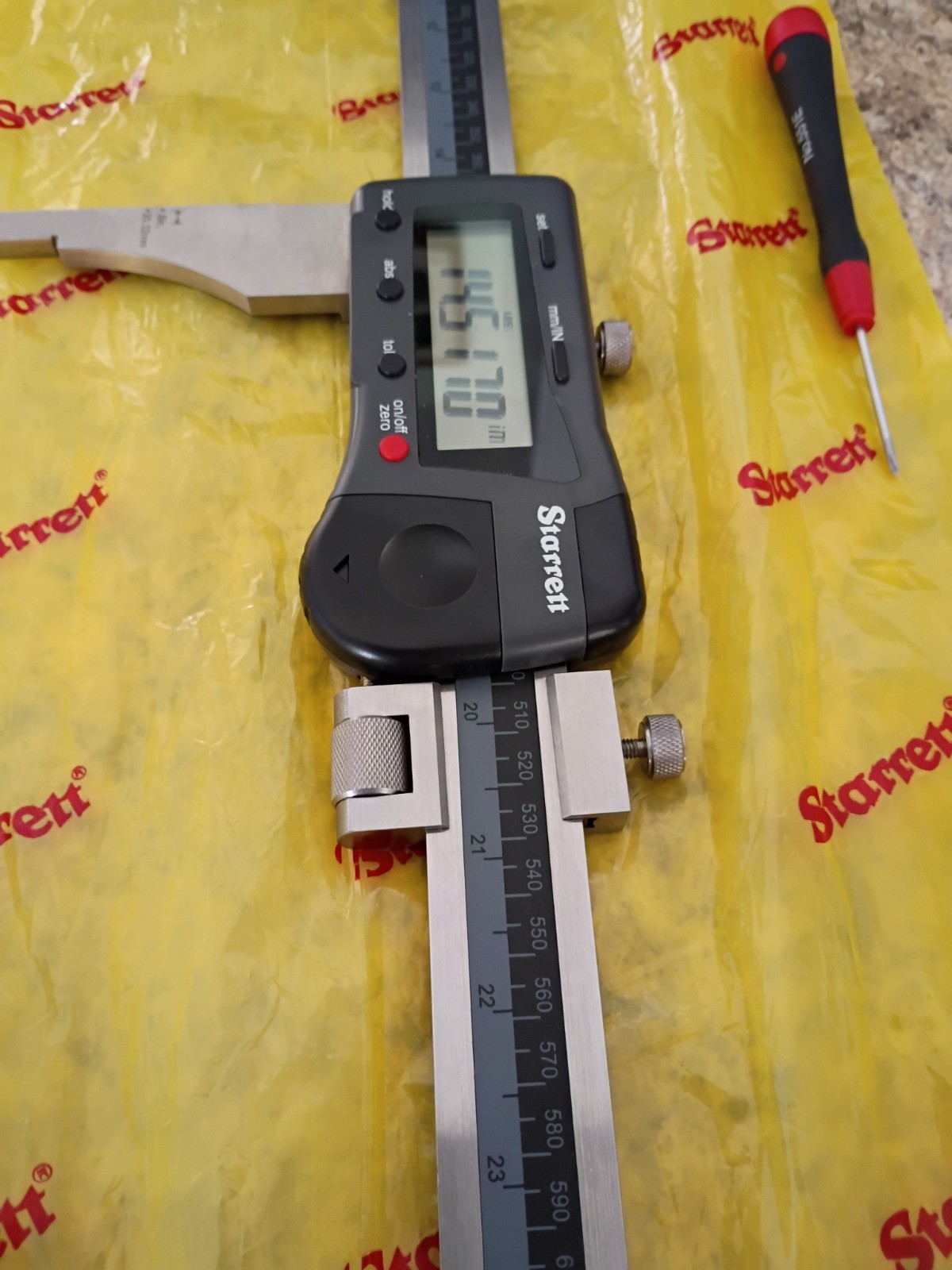 Starrett 799- 24"/600 Electronic Caliper