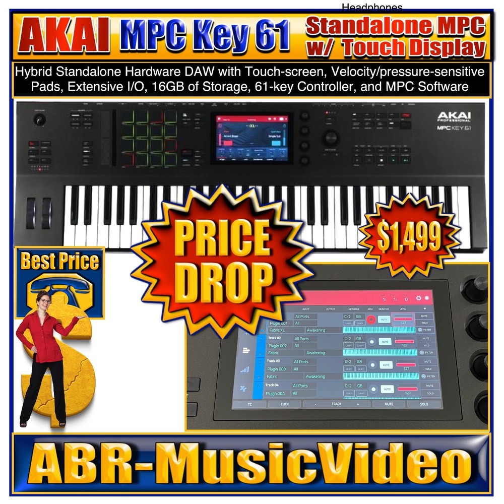 AKAI Professional MPC Key 61 Standalone Sampler and Sequencer
