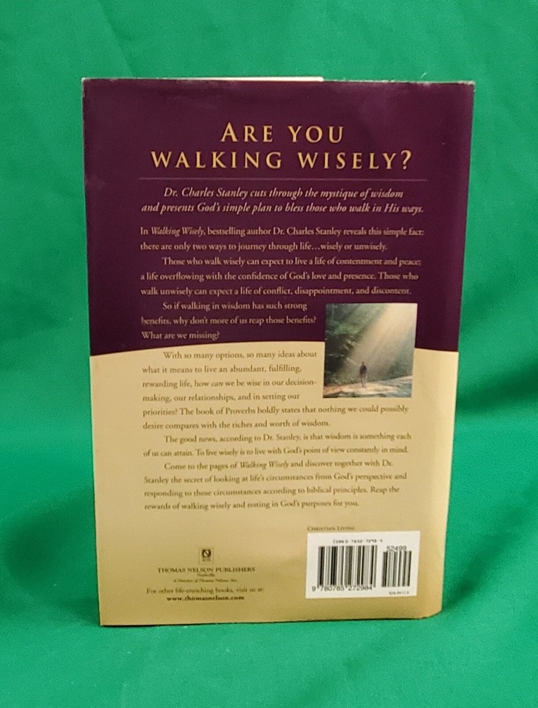 Walking Wisely, Stanley - Gift Present Box, Handmade Diversion Safe Book