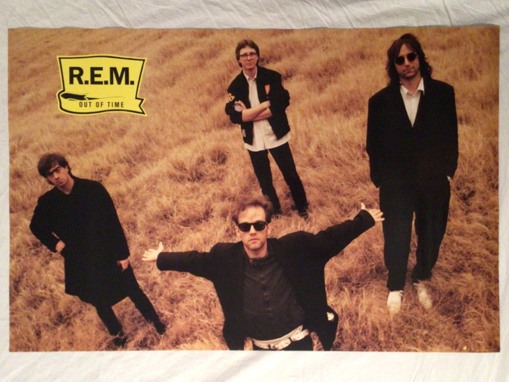 R.E.M. 1991 Promo Poster Out Of Time Michael Stipe REM