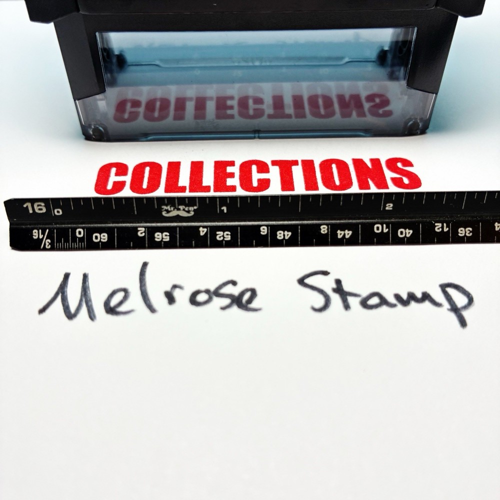 Collections Rubber Stamp Red Ink Self Inking Ideal 4913