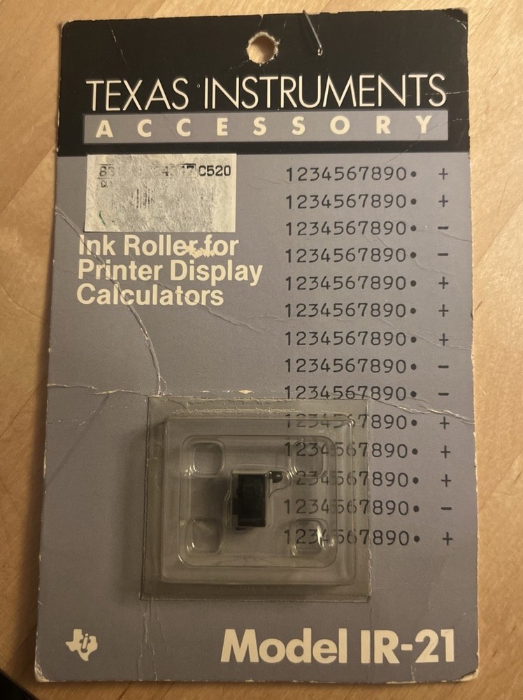 TEXAS INSTRUMENTS 5045 SVC CALCULATOR INK ROLLER