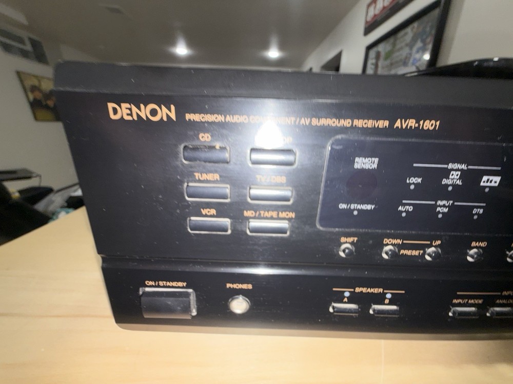 Denon AVR-1601 Precision Surround Sound Receiver With Remote Control Bundle