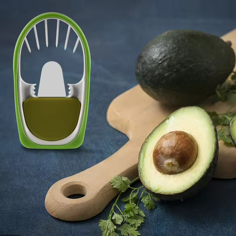 Multifunction 4 in 1 Avocado Tool, For Slicing, Scooping, Mashing, etc Fast Ship