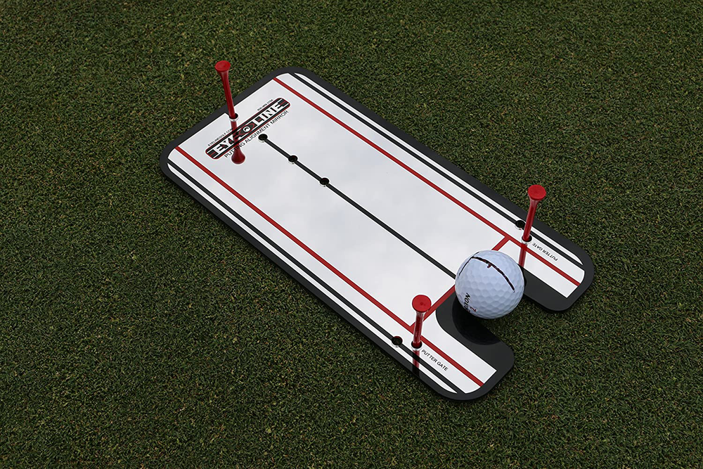EyeLine Golf Putting Alignment Mirror, Portable Practice Putting Trainer, Mirror
