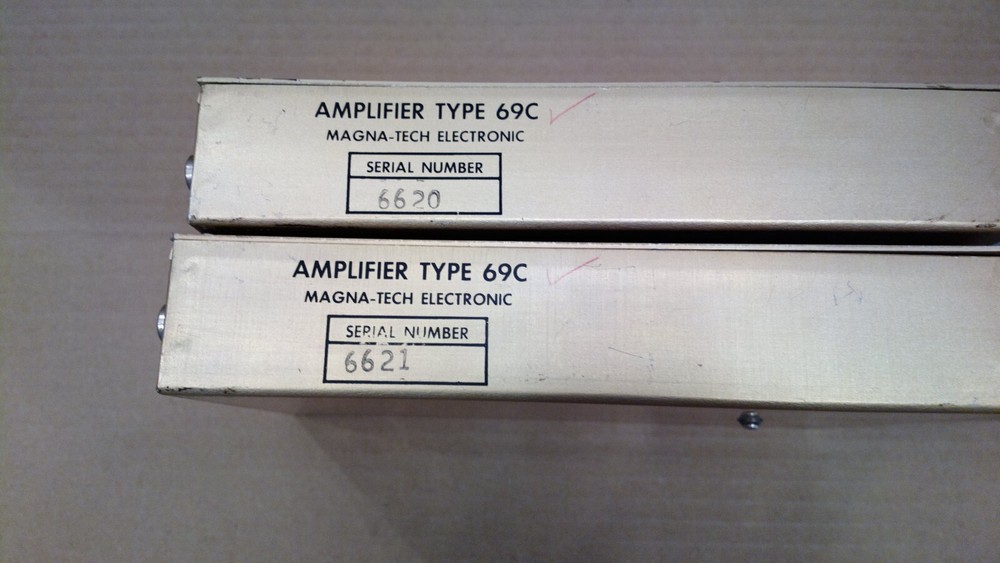 MAGNA-TECH Type 69-C Playback amplifier JT-69