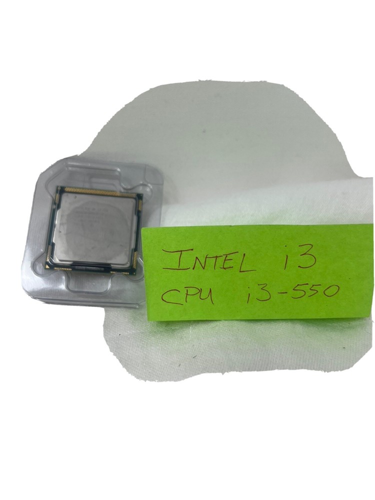 Used Intel Core i3-550 Processor 3.2 GHz 4 MB Cache Socket LGA1156 - desktop
