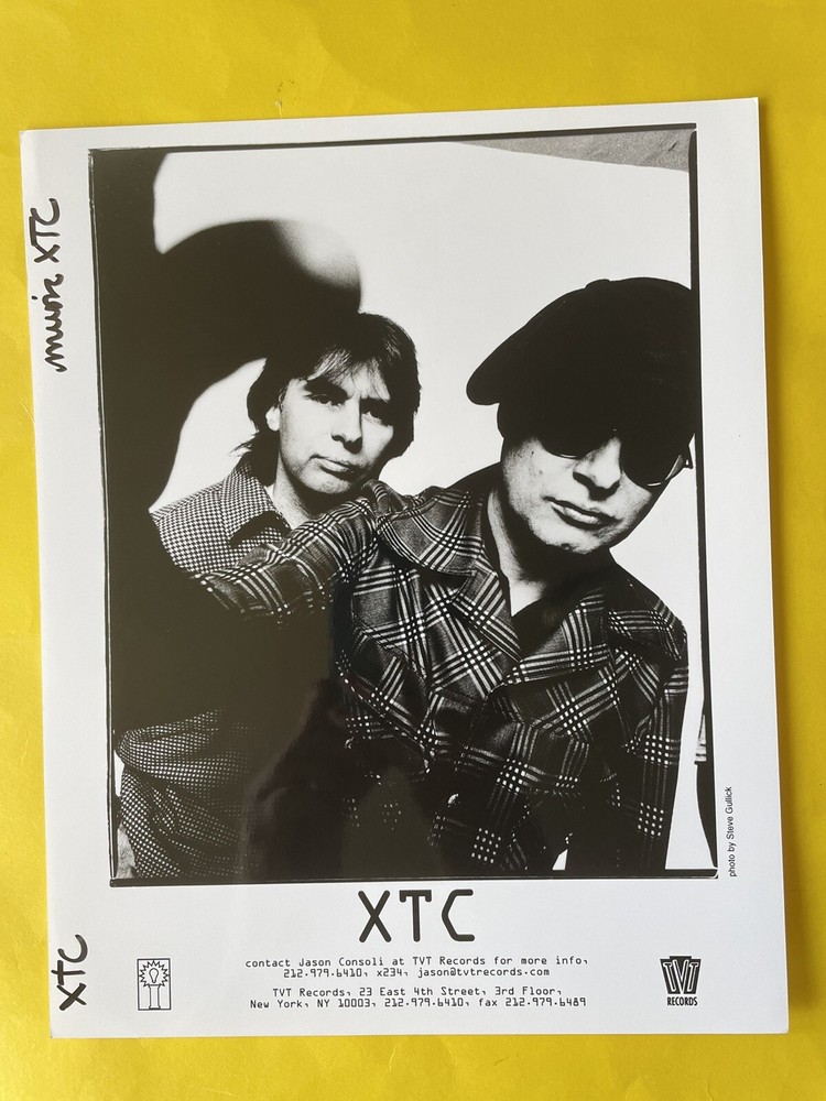 XTC Press Photo 8x10”. See info.