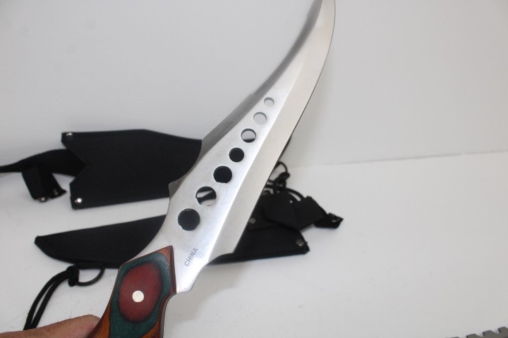 (2) 16" Talon Dagger Stainless Rostfrei Knife with Sheath