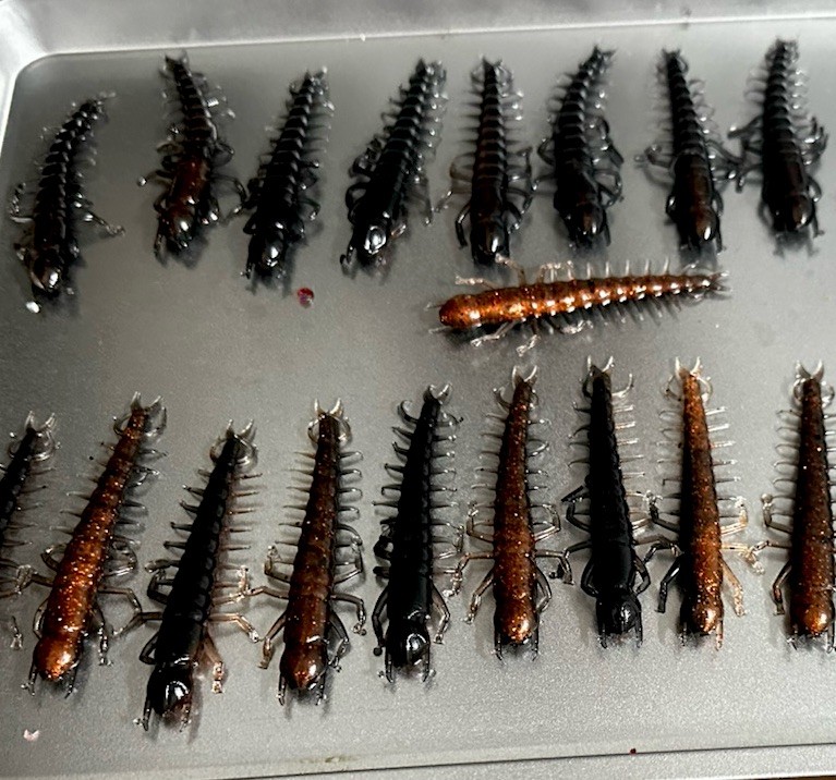 Soft Plastic 3" Hellgrammites Fishing Baits