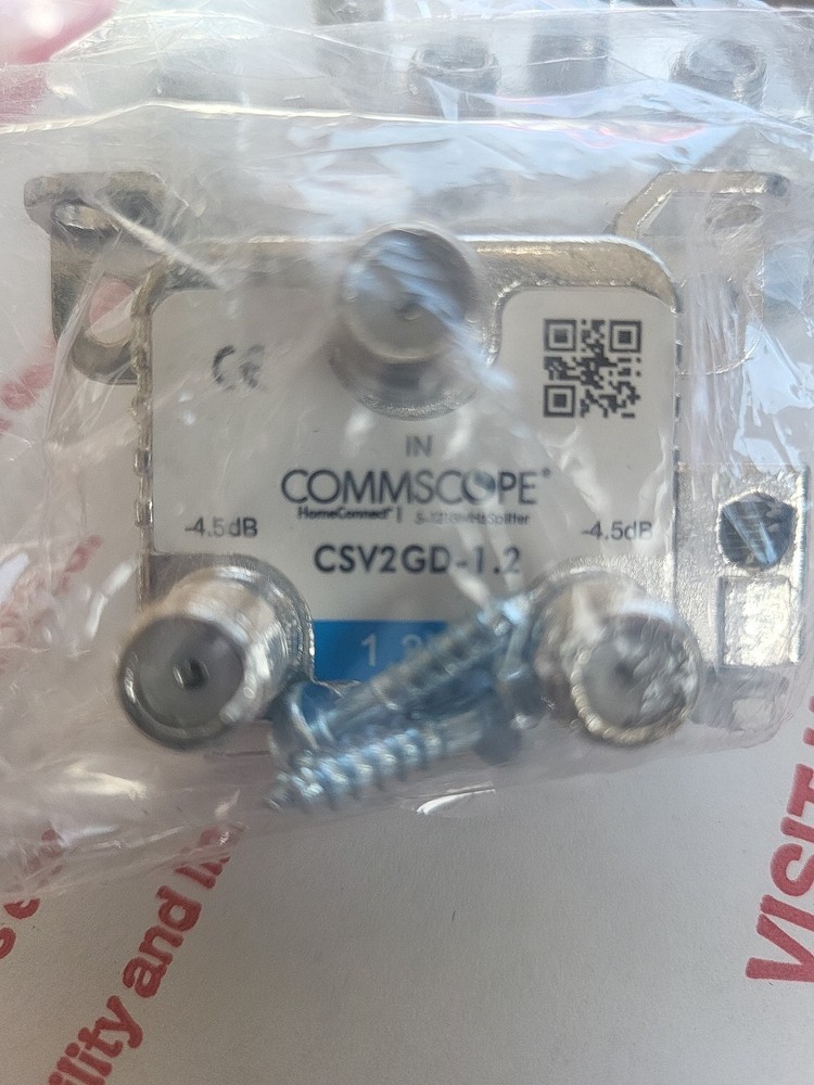 CommScope Two-way Splitter, Dual Mount CSV2GD 1.2