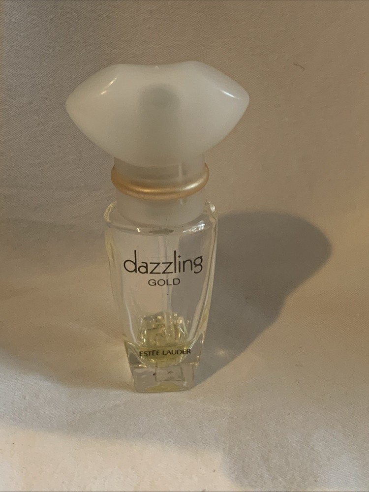 Estee Lauder Dazzling  Gold .17oz Miniature Bottle Empty