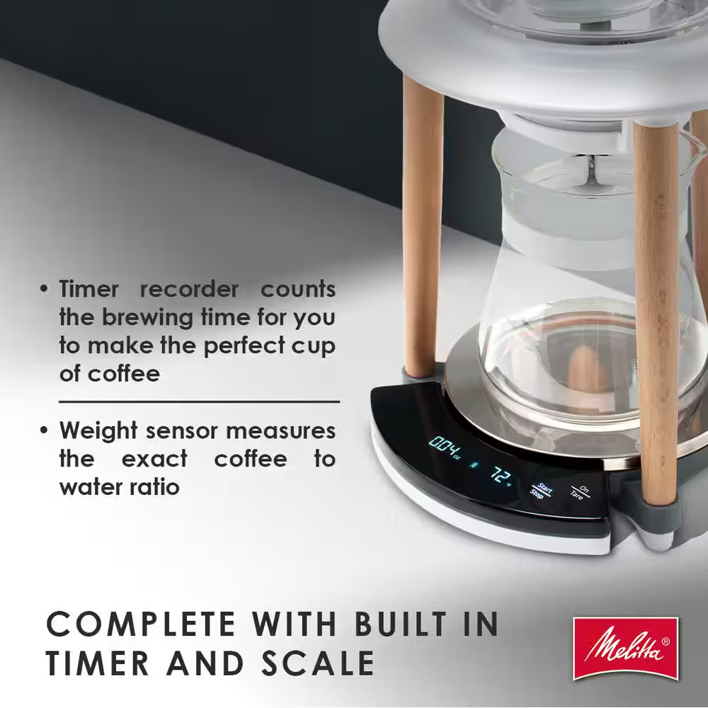 Senz V 2-Cup Pour-Over White Coffee Maker