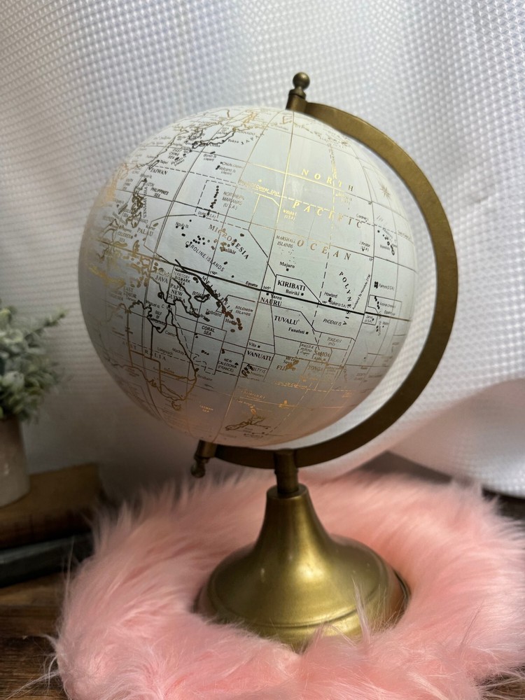 Small world globe made by the India Goverment Copyright 2011