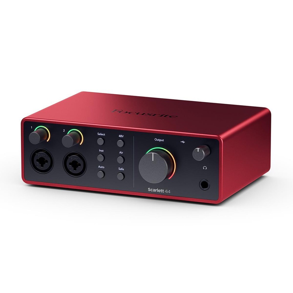 Focusrite Scarlett 4i4 4th Gen USB Interface with Software Suite