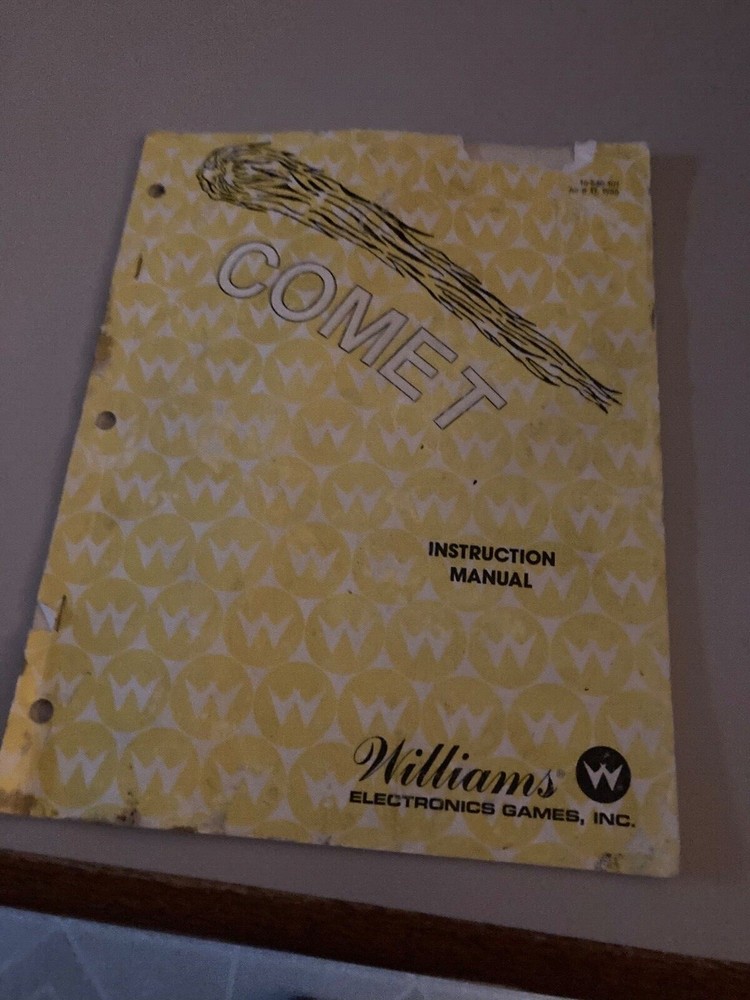 Comet Pinball Manual