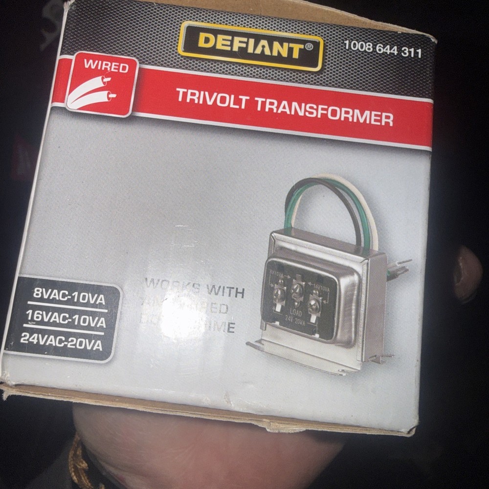 Wired Doorbell Tri-Volt Transformer