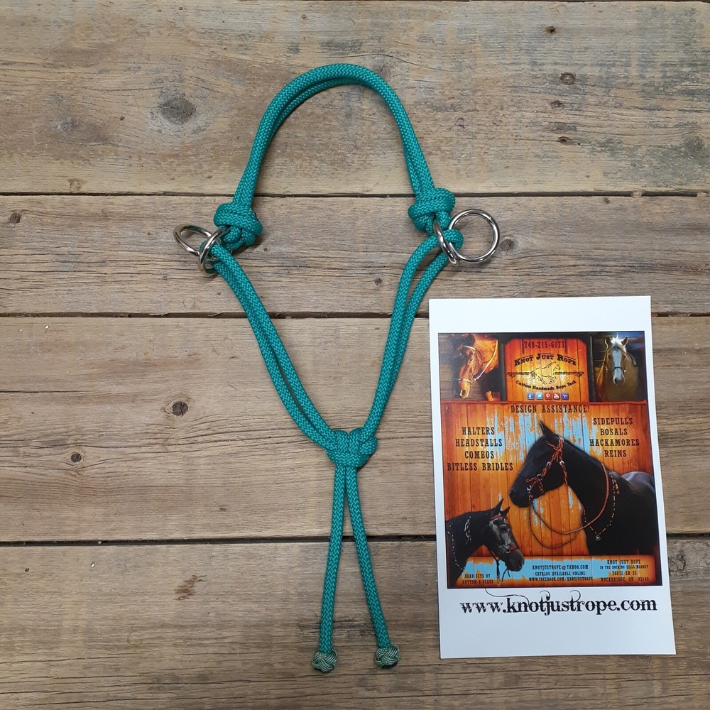 KJR Basic Modified Oring Side Pull Bitless Bridle Attachment- Custom Made