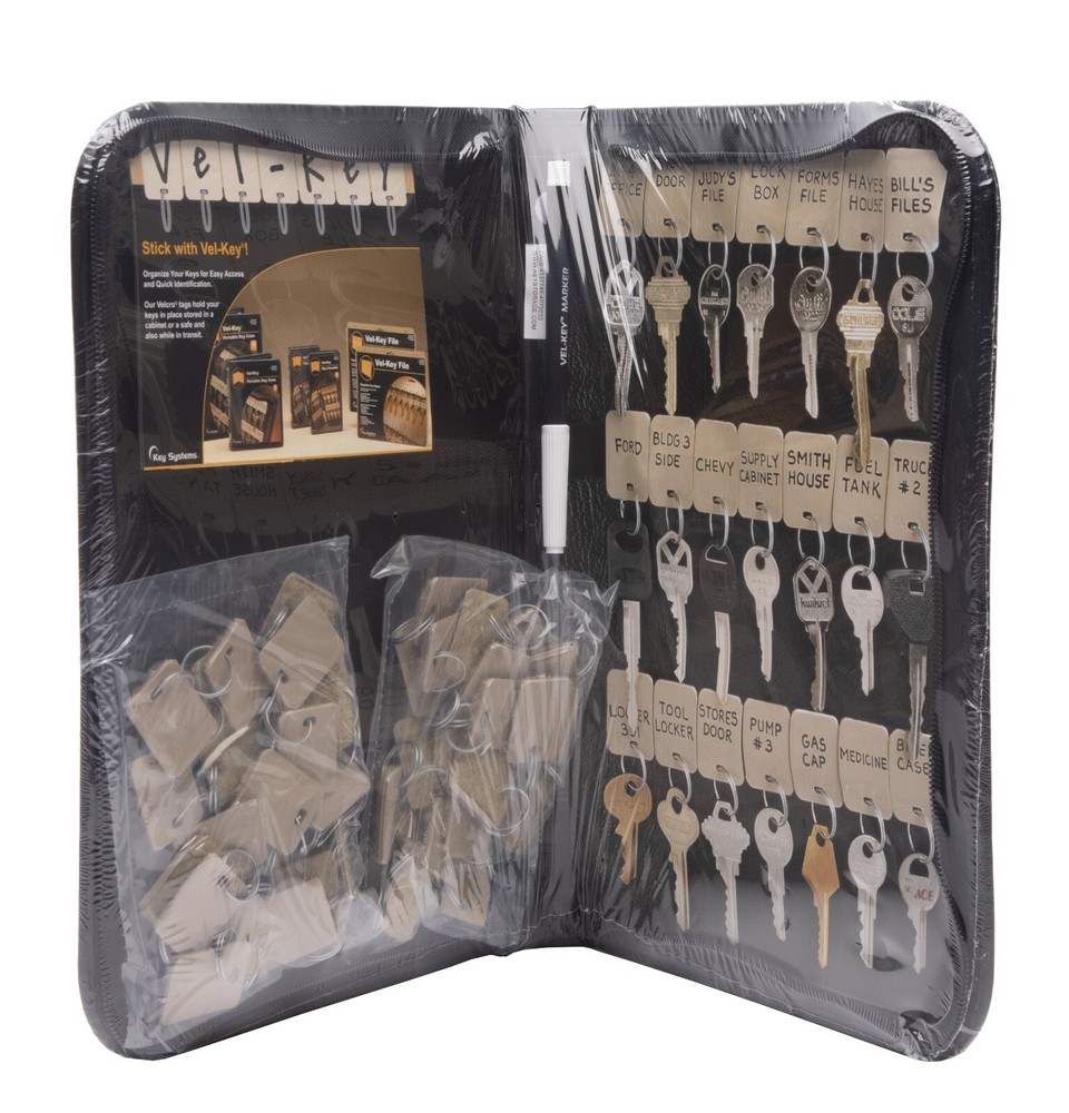 KEY SYSTEMS Vel-Key ® Portable Key Case - Holds 48 Tags