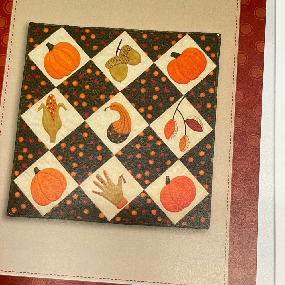 Quilt pattern Tablemat 23x23 Simply Fall 2009 Pieces from My Heart MODA