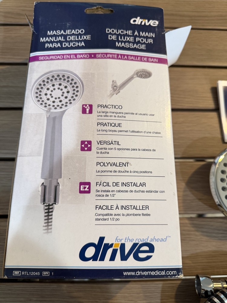 deluxe handheld shower massager