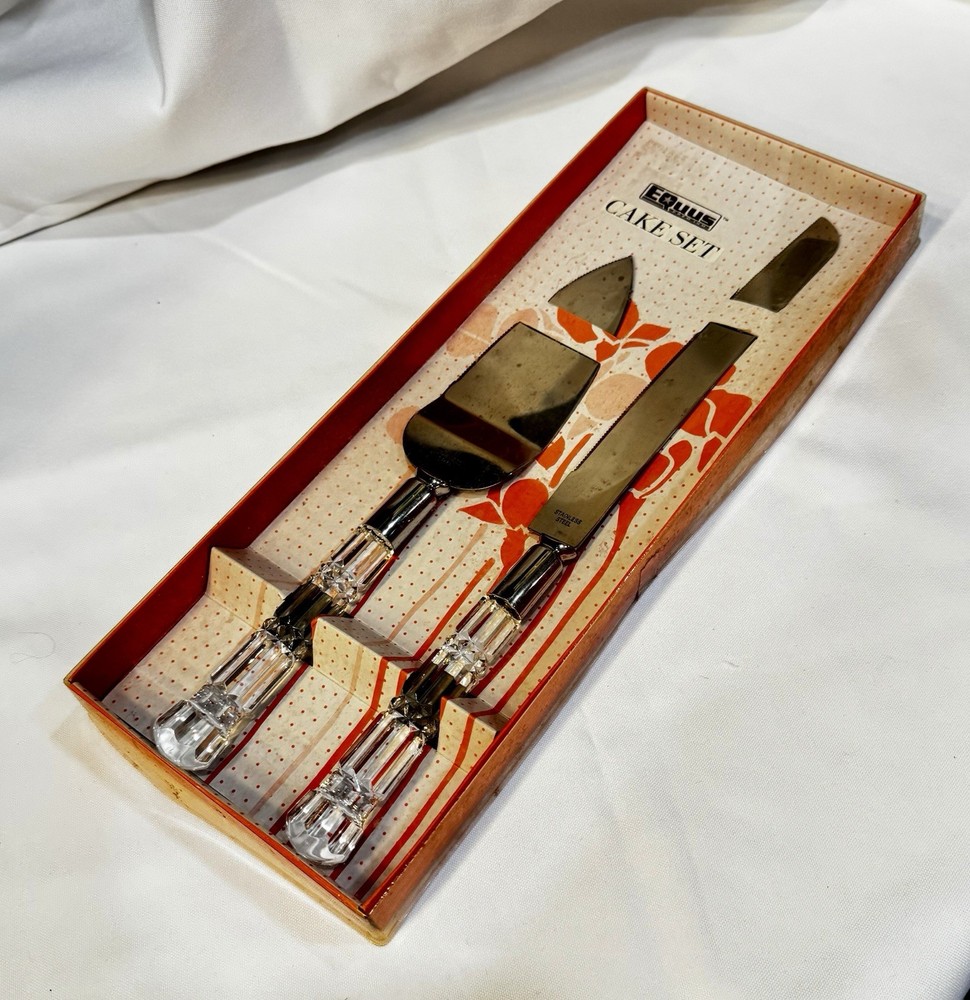 Equus Stainless Steel Cake Knife Server Set