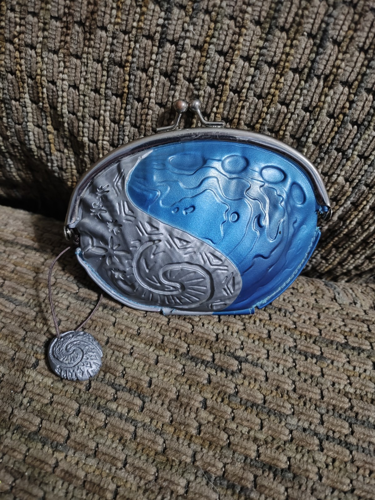 Disney Store Moana Coin Purse Heart Of Te Fiti Stone Shape Clean