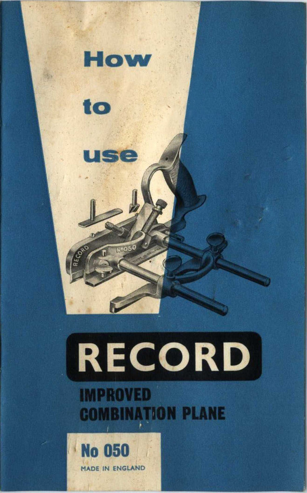 Record 050 Combination Plane User Guide 16 Pages: Coil Bound