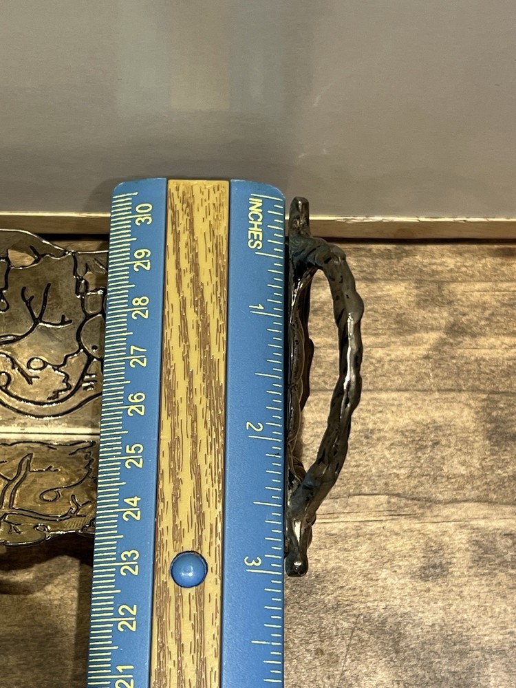 Vintage Studio Silversmiths Cracker Holder Grapevine Design Serve Ware 9” VTG