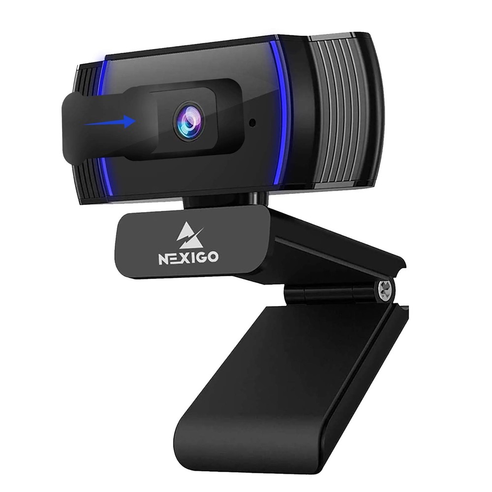 N930AF Webcam with Microphone for Desktop, Autofocus, Webcam for Laptop, Comp...