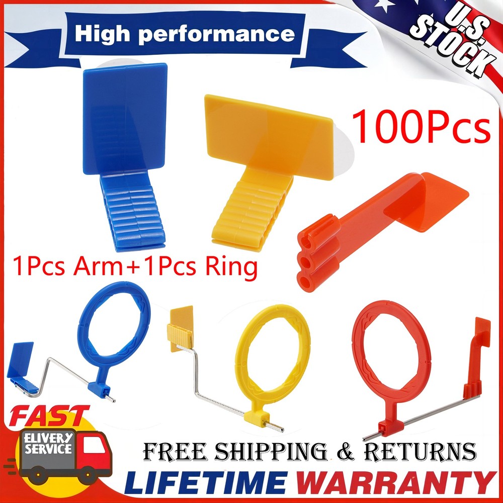 US Dental X-Ray Sensor Holder 100Pcs Self-adhesive Bite block 1Pcs Arm+Ring Set